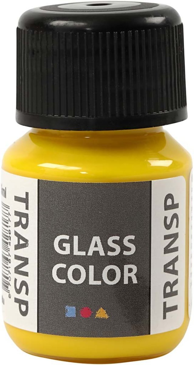 Glass Color Transparent, citroengeel, 35ml [HOB-31671]